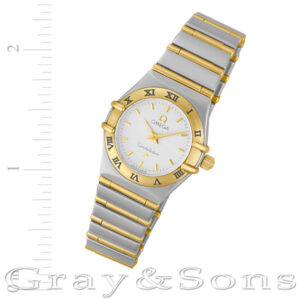 Omega Constellation 3960/685 18k & steel 22mm Quartz watch