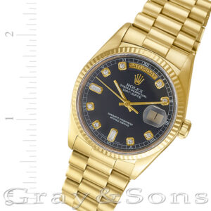 Rolex Day-Date 18038 18k 36mm auto watch