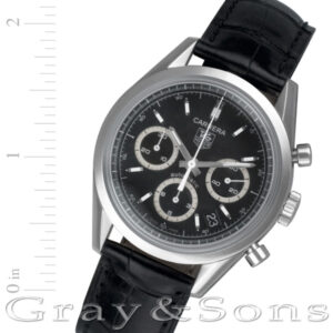 Tag Heuer Carrera CV2113-0 stainless steel 38mm auto watch