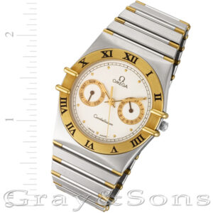 Omega Constellation 18k & steel 33mm Quartz watch