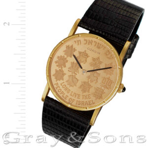 Corum gold coin 18k 33mm Manual watch