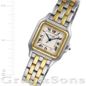 Cartier Panthere W25028B 18k & steel 27mm Quartz watch