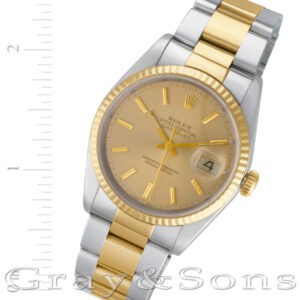 Rolex Datejust 16233 18k & steel 36mm auto watch