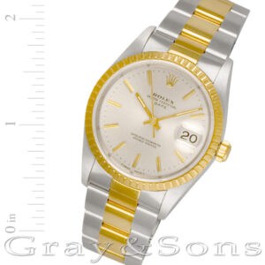 Rolex Date 15223 18k & steel 36mm auto watch