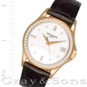 Patek Philippe Calatrava 5108/R 18k pink gold 38mm auto watch