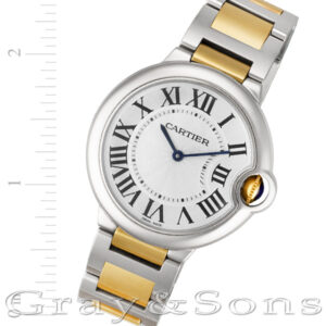 Cartier Ballon Bleu W69008Z3 18k & steel 37mm Quartz watch