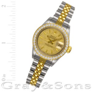 Rolex Datejust 69173 18k & steel 26mm auto watch