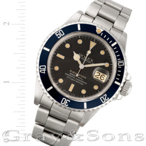 Rolex Submariner 168000 stainless steel 40mm auto watch