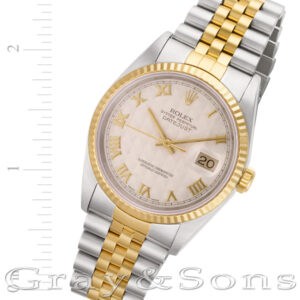 Rolex Datejust 16233 18k & steel 36mm auto watch