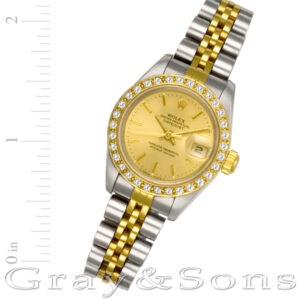 Rolex Datejust 69173 18k & steel 26mm auto watch