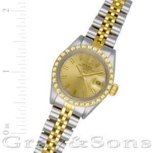 Rolex Date 6917 stainless steel 26mm auto watch