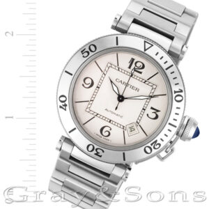 Cartier Pasha Seatimer W31077M7 stainless steel 40mm auto watch