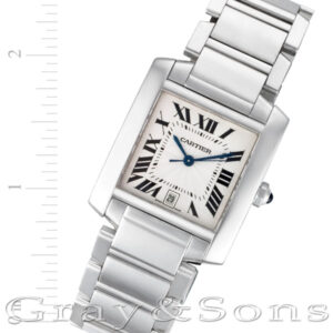 Cartier Tank Francaise W51012Q3 stainless steel 38mm auto watch