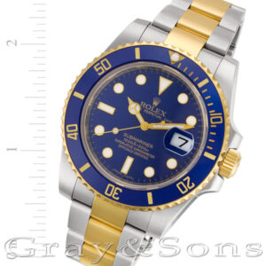 Rolex Submariner 116613 18k & steel 40mm auto watch