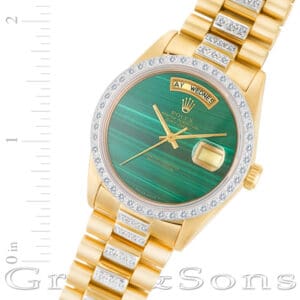 Rolex Day-Date 18038 18k 36mm auto watch