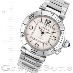 Cartier Pasha Seatimer W31080M7 stainless steel 40mm auto watch