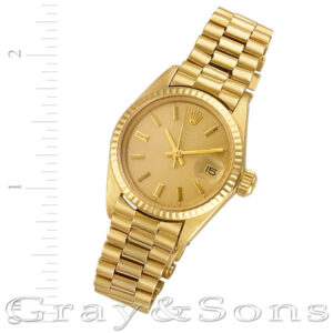 Rolex Datejust 6917 18k 26mm auto watch