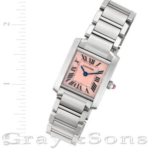 Cartier Tank Francaise W51028Q3 stainless steel 21mm Quartz watch