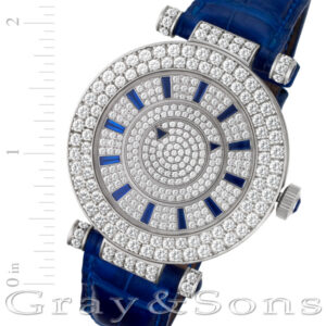 Franck Muller Double mystery cd42 18k white gold 41.5mm auto watch