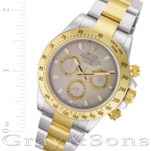 Rolex Daytona 116523 18k & steel 40mm auto watch