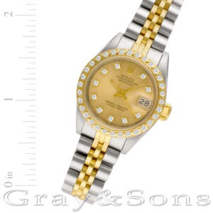 Rolex Datejust 69173 18k & steel 26mm auto watch