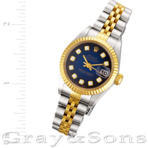 Rolex Datejust 69173 18k & steel 26mm auto watch