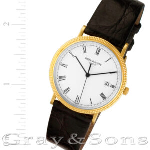 Patek Philippe Calatrava 3944 18k 33mm Quartz watch