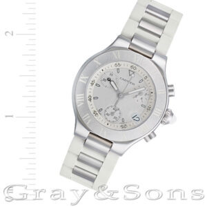 Cartier Chronoscaph 21 W10197U2 stainless steel 32mm auto watch