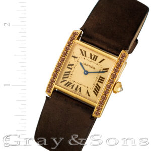 Cartier Tank Francaise 1821 18k 25mm Quartz watch