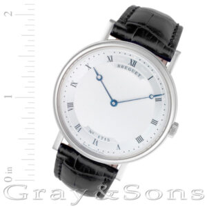 Breguet 5157 18k white gold 38.5mm auto watch