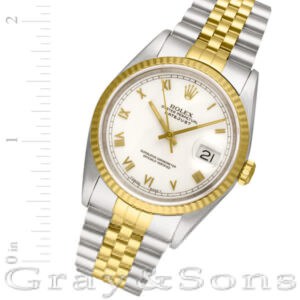 Rolex Datejust 16233 18k & steel 36mm auto watch