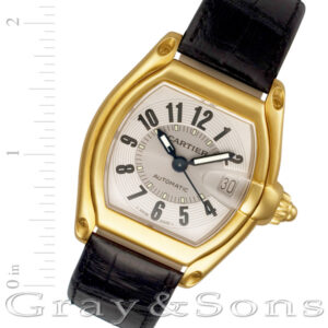 Cartier Roadster W62005V2 18k mm auto watch