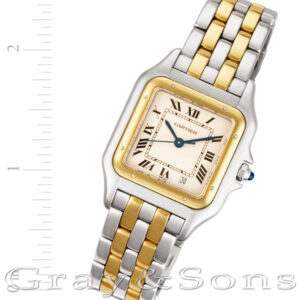 Cartier Panthere W25028B 18k & steel 27mm Quartz watch