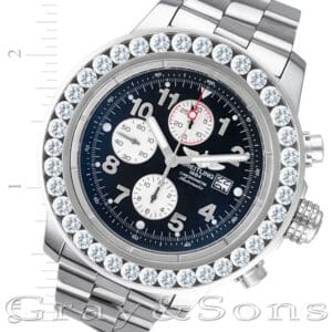 Breitling Super Avenger A13370 stainless steel mm auto watch