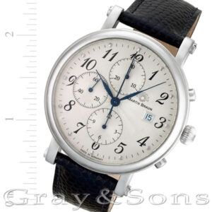 Martin Braun Chronograph stainless steel 42mm auto watch