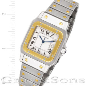 Cartier Santos stainless steel 29mm auto watch