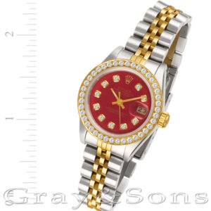 Rolex Datejust 69173 18k & steel 26mm auto watch