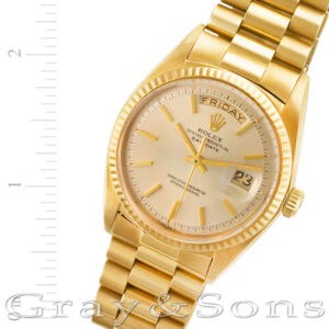 Rolex Day-Date 1803 18k 35mm auto watch