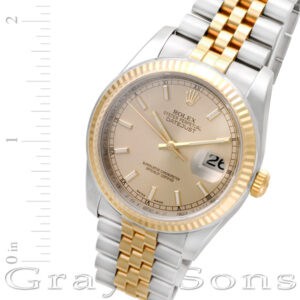 Rolex Datejust 116233 18k & steel 36mm auto watch