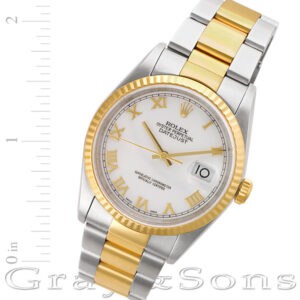 Rolex Datejust 16233 18k & steel 36mm auto watch