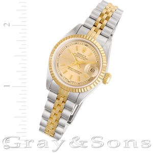 Rolex Datejust 69173 18k & steel 26mm auto watch