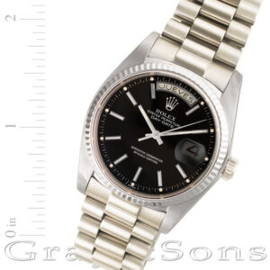 Rolex Day-Date 18039 18k white gold 36mm auto watch