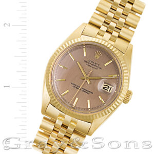 Rolex Datejust 1601 18k 36mm auto watch