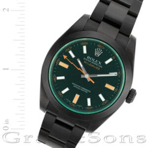 Rolex Milgauss 116400 stainless steel 40mm auto watch