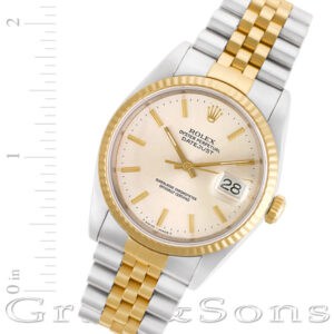 Rolex Datejust 16233 18k & steel mm auto watch