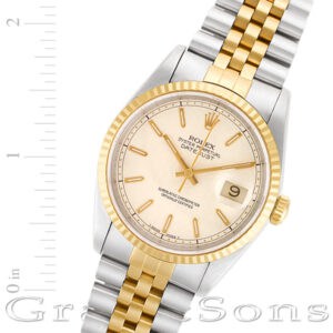 Rolex Datejust 16233 18k & steel 36mm auto watch