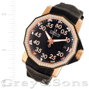 Corum Admirals Cup 01.0036 18k rose gold 40mm auto watch