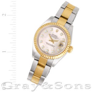 Rolex Datejust 179173 18k & steel 26mm auto watch