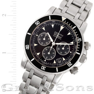 Zenith El Primero stainless steel 39mm auto watch