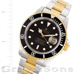 Rolex Submariner 16613 18k & steel 40mm auto watch